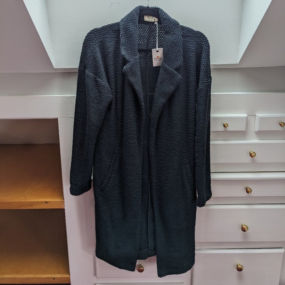 Marine Layer Birdseye Coat NWT